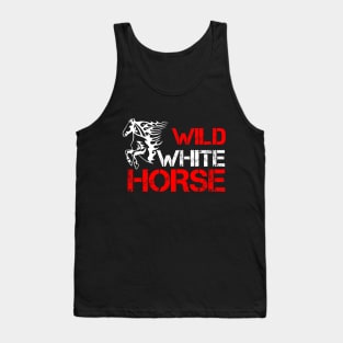 Wild white horse Tank Top